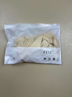 FINETOO High Waist Shapewear Panty Seamless Tummy Control Beige M NIP